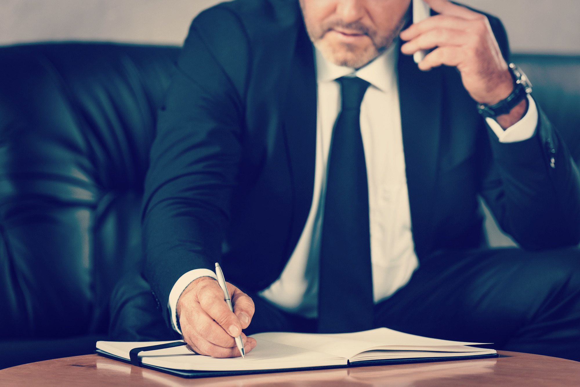 Man Working On The Phone The Mindful Habit